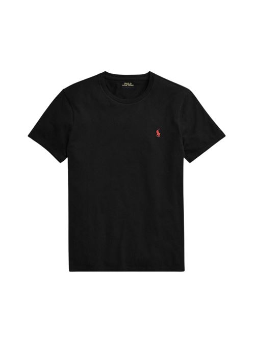 T-shirt Uomo Nera a girocollo POLO RALPH LAUREN | 710680785001